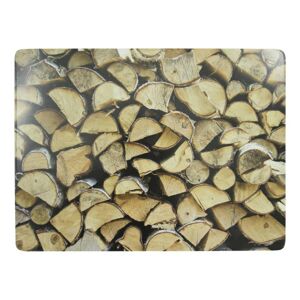 4ks pevné korkové prostírání dřevo Fireplace wood - 30*40*0,4cm