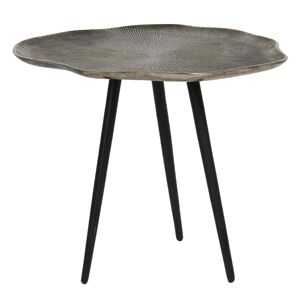 Asymetrický kovový stolek s vlnitým okrajem Gahariet - 51*40*53 cm