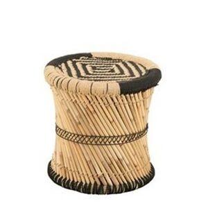 Bambusová stolička se vzorem Gigi - Ø 40*40 cm