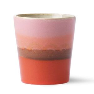 Barevný retro hrnek na kávu Mars - Ø 7,5*8cm