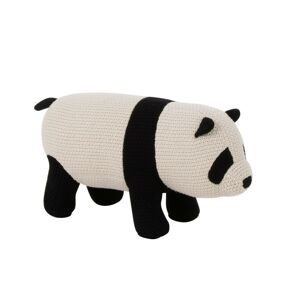 Bavlněná pletená dekorace Panda Oscar - 52*19*24cm J-Line by Jolipa