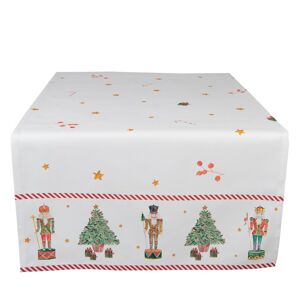 Bavlněný běhoun s louskáčky Happy Little Christmas - 50*140 cm Clayre & Eef