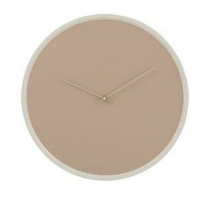 Béžové nástěnné hodiny Perrine S - Ø 30*4 cm