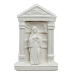 Bílá porcelánová panenka Marie - 9*7*14 cm