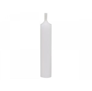 Bílá úzká krátká svíčka Short dinner white - Ø 2 *11cm / 4.5h Chic Antique