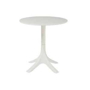 Bílý kulatý stůl Ludivine - Ø 70*75 cm