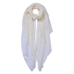 Bílý šátek - 100*200 cm Clayre & Eef