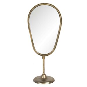 Bronzové stolní kosmetické zrcadlo Wilma - 18*12*41 cm
