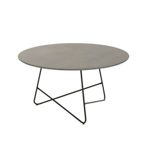 Cementový konferenční stůl s kovovou konstrukcí Oli - Ø 90*45 cm