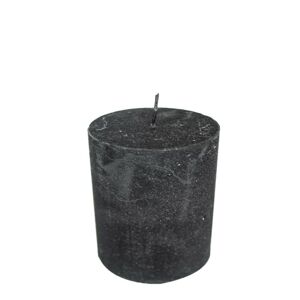 Černá nevonná svíčka S válec - Ø 7*10cm
