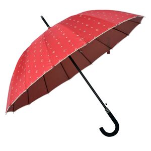 Červený deštník s puntíky a mašličkami - Ø 60  cm Clayre & Eef