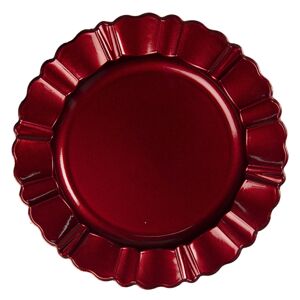 Červený melaninový talíř / podnos - Ø  33 cm