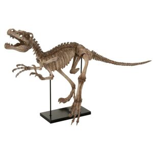 Dekorace dinosaurus Raptor na kovové noze - 145*59*81,5 cm