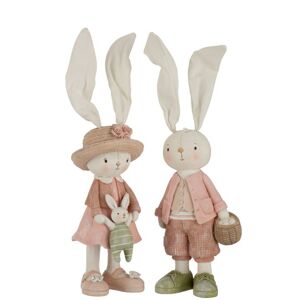 Dekorace králičí chlapec a dívka - 11*40cm