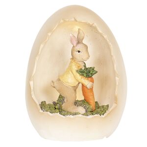 Dekorace králík ve vejci - 12*11*15 cm