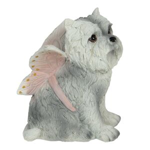 Dekorace psa s motýlími křídly - 11*10*13 cm