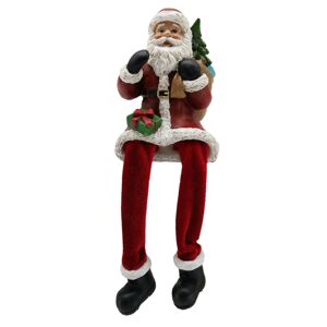 Dekorace Santa s pytlem - 8*8*10 cm