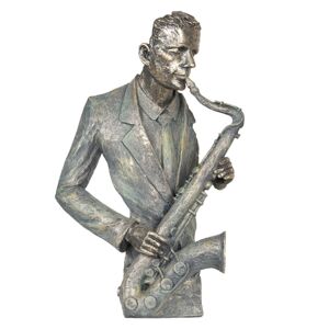 Dekorace saxofonista - 28*13*42 cm