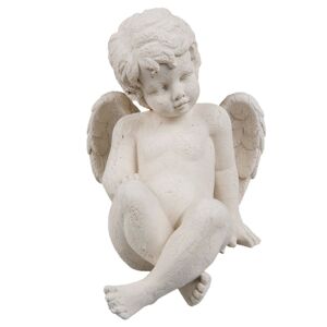 Dekorace sedící anděl - 13*17*15 cm