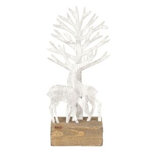 Dekorace Strom s jeleny - 12*8*27 cm