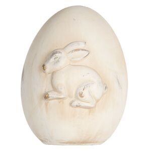 Dekorace velikonoční vejce s králíčkem - 14*13*18 cm