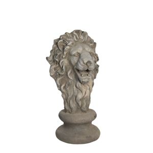 Dekorační busta lva v antik stylu Gwenaelle - 34*35*67 cm