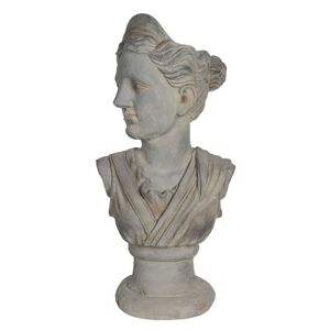 Dekorační busta v antickém stylu Gwenaelle - 42*28*88 cm