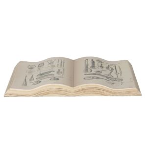 Dekorační obraz otevřená kniha hudební nástroje - 35*24 cm