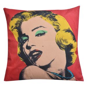 Dekorační polštář s Marilyn Monroe - 43*43 cm Clayre & Eef