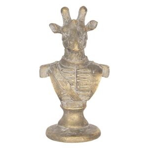 Dekorační socha Bysta žirafa - 11*10*21 cm