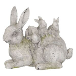 Dekorační sousoší králíků - 34*18*29 cm