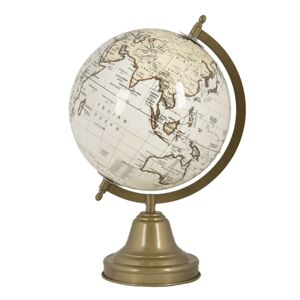 Dekorativní globus na bronzovém podstavci - 21*21*34 cm