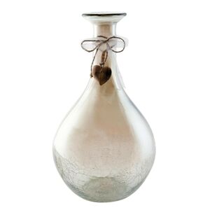Dekorativní skleněná váza s popraskáním - Ø21*38 cm