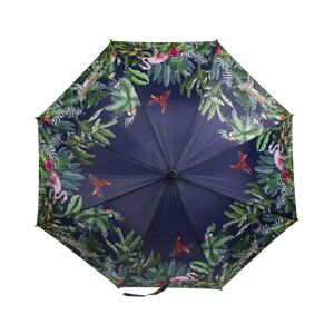 Černý deštník s motivem džungle Jungle black -  	Ø 105*88cm