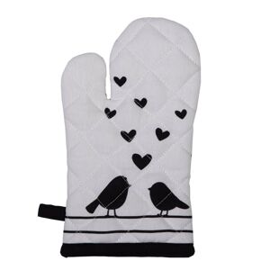 Dětská chňapka - rukavice s ptáčky Love Birds - 12*21 cm Clayre & Eef