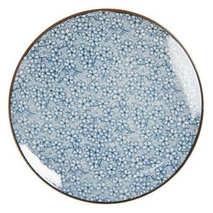 Dezertní talíř modré kvítky BlueFlow - Ø21 cm