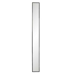 Dlouhé úzké zrcadlo Zina I. v černém rámu - 20*2*190 cm