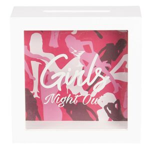Dřevěná pokladnička Girls Night Out - 15*5*15 cm