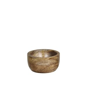 Dřevěná servírovací miska z mangového dřeva Tours Bowl - Ø 10*3 cm/ 100ml Chic Antique