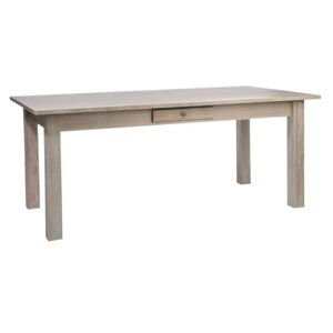Dřevěný jídelní stůl se šuplíčkem Jerome - 180*90*79cm