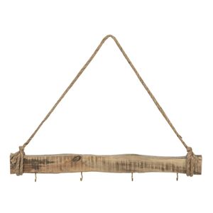 Dřevěný nástěnný věšák - 50*5 cm