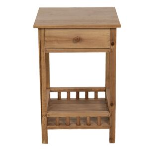 Dřevěný noční stolek se šuplíkem - 36*36*50 cm
