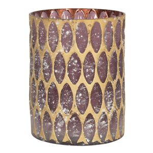 Zlatá dekorativní kovová váza Leah M - Ø 11*23 cm Clayre & Eef