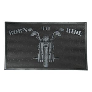 Gumová venkovní rohožka Born to Ride - 75*45*1 cm