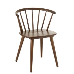 Hnědá jJídelní židle Armrest Vintage- 54*53*75 cm