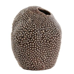 Hnědá keramická váza Kyana M - Ø 17*20,5 cm Light & Living