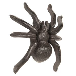 Hnědá litinová dekorace pavouk - 15*5*13 cm