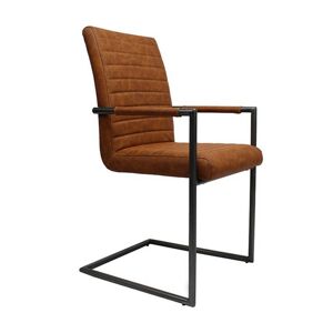 Zlatý kovový odkládací stolek - Ø 30*66 cm Clayre & Eef