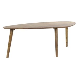 Hnědý dřevěný konferenční stůl Chevano - 120*65*40 cm Light & Living