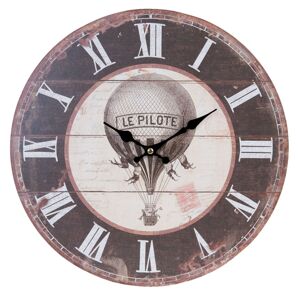 Kovové hodiny Old town - Ø 30*6*43 cm Clayre & Eef